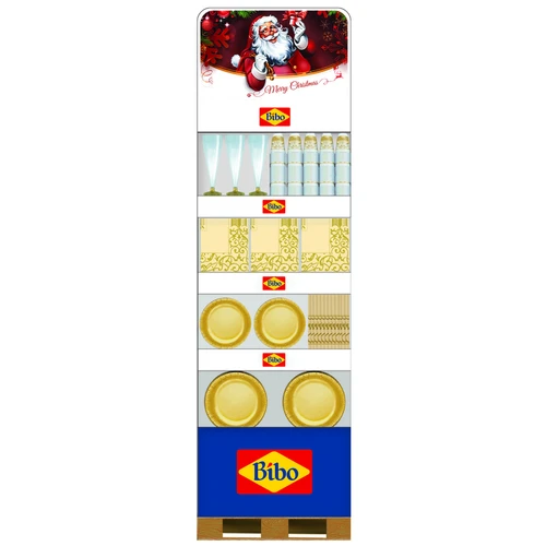 BIBO COORDINATO GOLD ESPOSITORE 336 PZ MISTI 