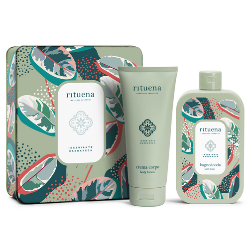 RITUENA INEBRIANTE MARRAKECH COFANETTO IN LATTA SHOWER GEL 400 ML + BODY LOTION 200 ML