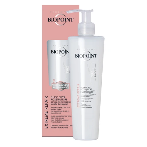 BIOPOINT EXTREME REPAIR FLUIDO RICOSTRUTTORE PRE-SHAMPOO PER CAPELLI DANNEGGIATI 200 ML.