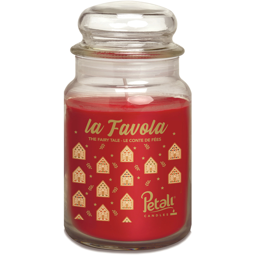 PETALI CANDLES NATALE LA FAVOLA GIARA GRANDE 100H 510 grammi 
