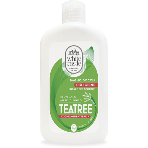 WHITE CASTLE BAGNO DOCCIA ANTIBATTERICO TEA TREE PANTENOLO 400 ML