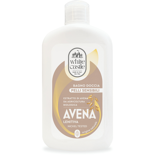 WHITE CASTLE BAGNO DOCCIA LENITIVO PELLI SENSIBILI CON ESTRATTO DI AVENA DA AGRICOLTURA BIOLOGICA 400 ML