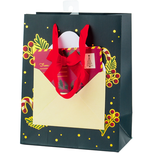 TRI COASTAL NATALE SACCHETTO REGALO PICCOLO FIGURA LETTERA BIGLIETTO ROSS