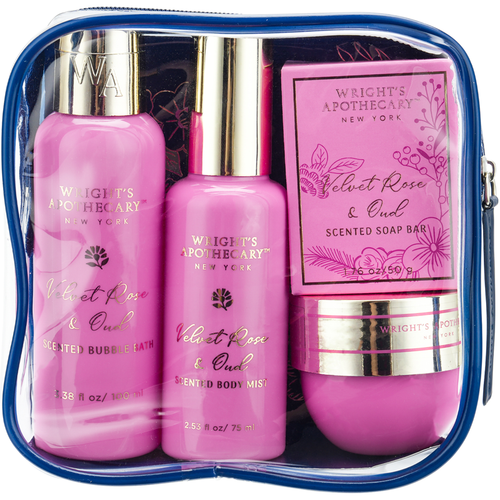 TRI COASTAL NATALE SET VIAGGIO WRIGHT'S APOTECHARY; BODY MIST 75 ML - BUBBLE BATH 100 ML - SOAP BAR 50 grammi + BODY BUTTER 50 ML 