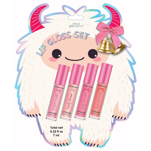 TRI COASTAL NATALE SET 4 LIP OIL DA 7 ML IN BLISTER YETI 