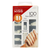 KISS BOX 100 UNGHIE ARTIFICIALI BIANCHE CORTE, PUNTA SQUADRATA + COLLA 3 gr FULL COVER SHORT SQUARE