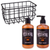 ACCENTRA MEN'S COLLECTION CONFEZIONE REGALO IN CESTINO IN FILO METALLICO; DETERGENTE CORPO 300 ML, SHAMPOO 300 ML. PROFUMAZIONE AMBERWOOD
