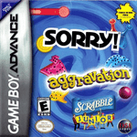 Sorry! / Aggravation / Scrabble Junior, GBA