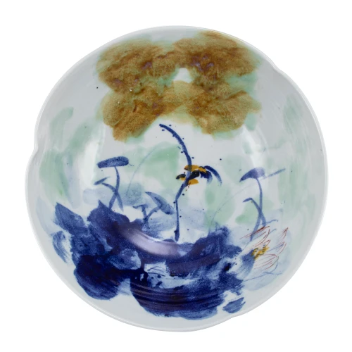 Swirl Bowl Blue Water Village - 2 Sizes