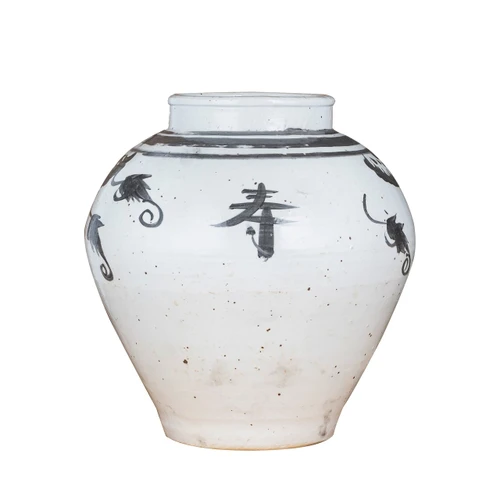 Black Longevity Wide Top Jar