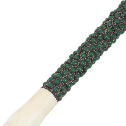 Large Green Colored Ball Calligraphy Brush
