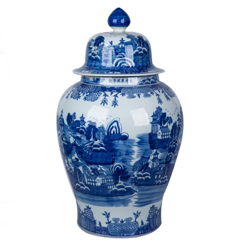 Mountain Pagoda Extra Large Temple Jar