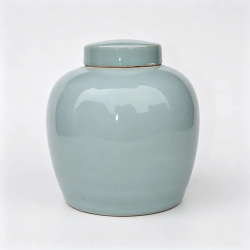 Lillian August Celadon Porcelain Ming Jar