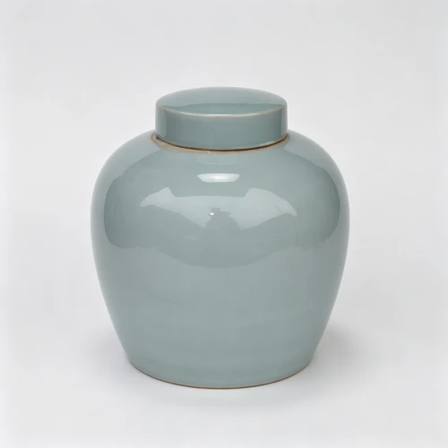 Lillian August Celadon Porcelain Ming Jar
