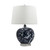 Blue & White Porcelain Plum Melon Shape Lamp