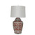 Underglaze Red Barn Porcelain Jar Bird Motif Lamp