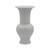 Busan White Baluster Vase