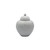 Vintage White Porcelain Ginger Jars Small