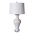 White Crystal Shell Fishtail Vase Lamp