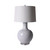 White Globular Vase Lamp