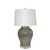 Iron Gray Open Top Jar Small Table Lamp