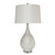 White Crystal Shell Long Neck Vase Lamp