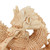 Distressed White Sea Dragon Statue