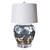 Black Twisted Flower Open Top Jar  Lamp