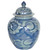 Blue & White Silla Flower Porcelain Lidded Jar