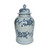 Barclay Butera Couture Blue & White ..Porcelain Odesa Temple Jar Medium