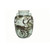 Barclay Butera Couture Rustic Brown & White.. Porcelain Ear Loop Jar Silla Flower