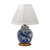 Lamp Blue And White Ancestor Mini Jar Flower Bird With Gold Base