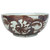 Rustic Brown Porcelain Decorative Vessel Silla Flower Motif