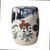 Serene Lotus Blossom Porcelain Garden Stool