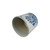 Blue & White Porcelain Orchid Pot Floral Motif