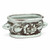 Lillian August Paris Garden Rustic Brown Silla Flower Footbath Planter