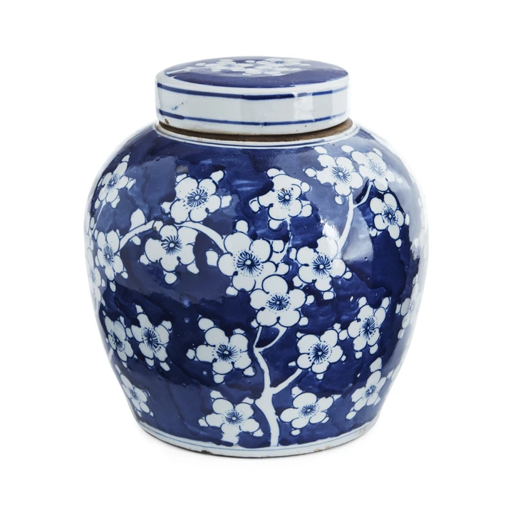 Blue And White Ming Jar Plum Blossom