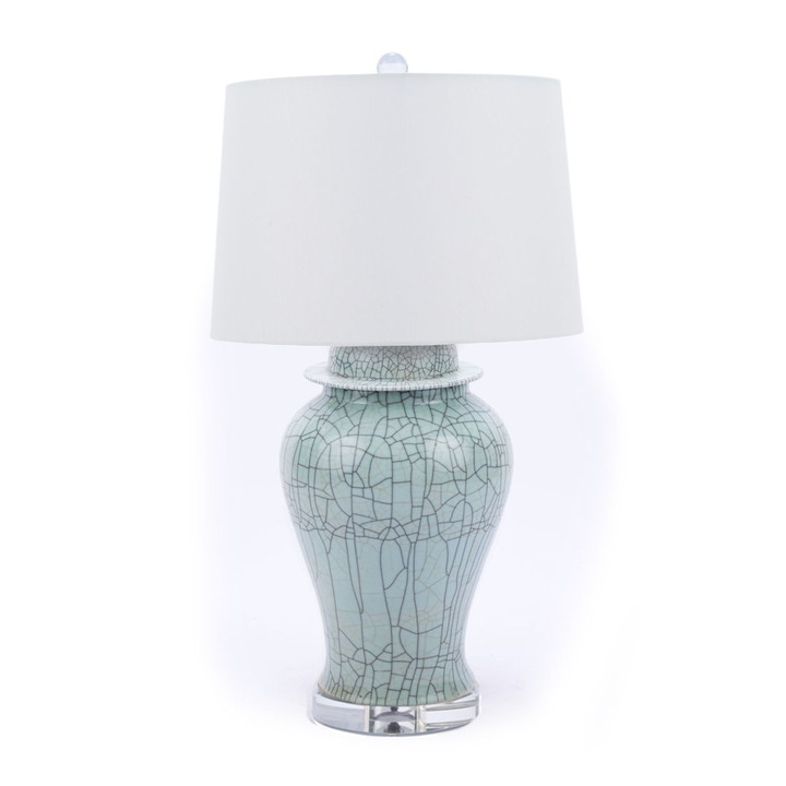 Crackle Celadon Temple Jar Lamp - 3 Sizes