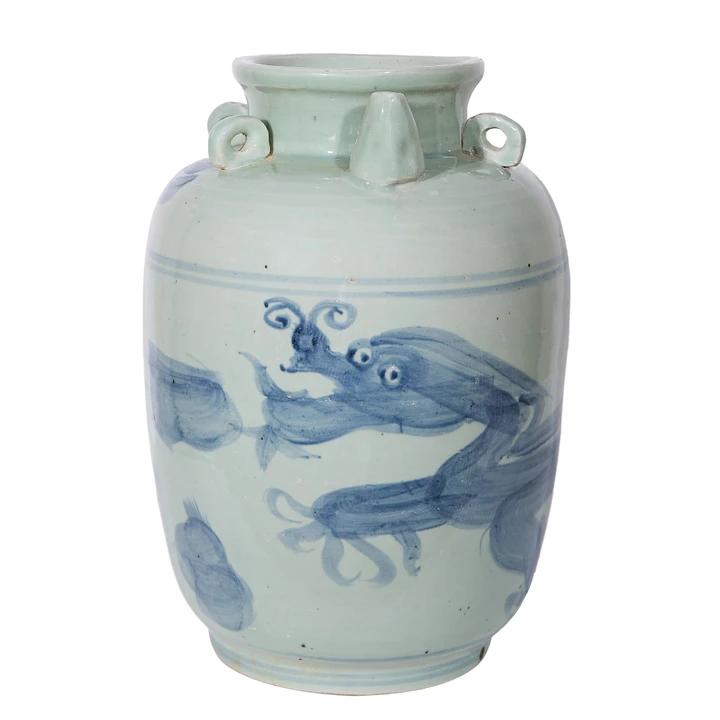 Four Ring Dragon Pot With Spout