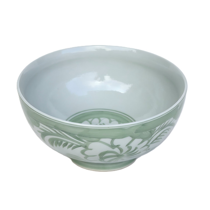 Spring Green Silla Flower Bowl