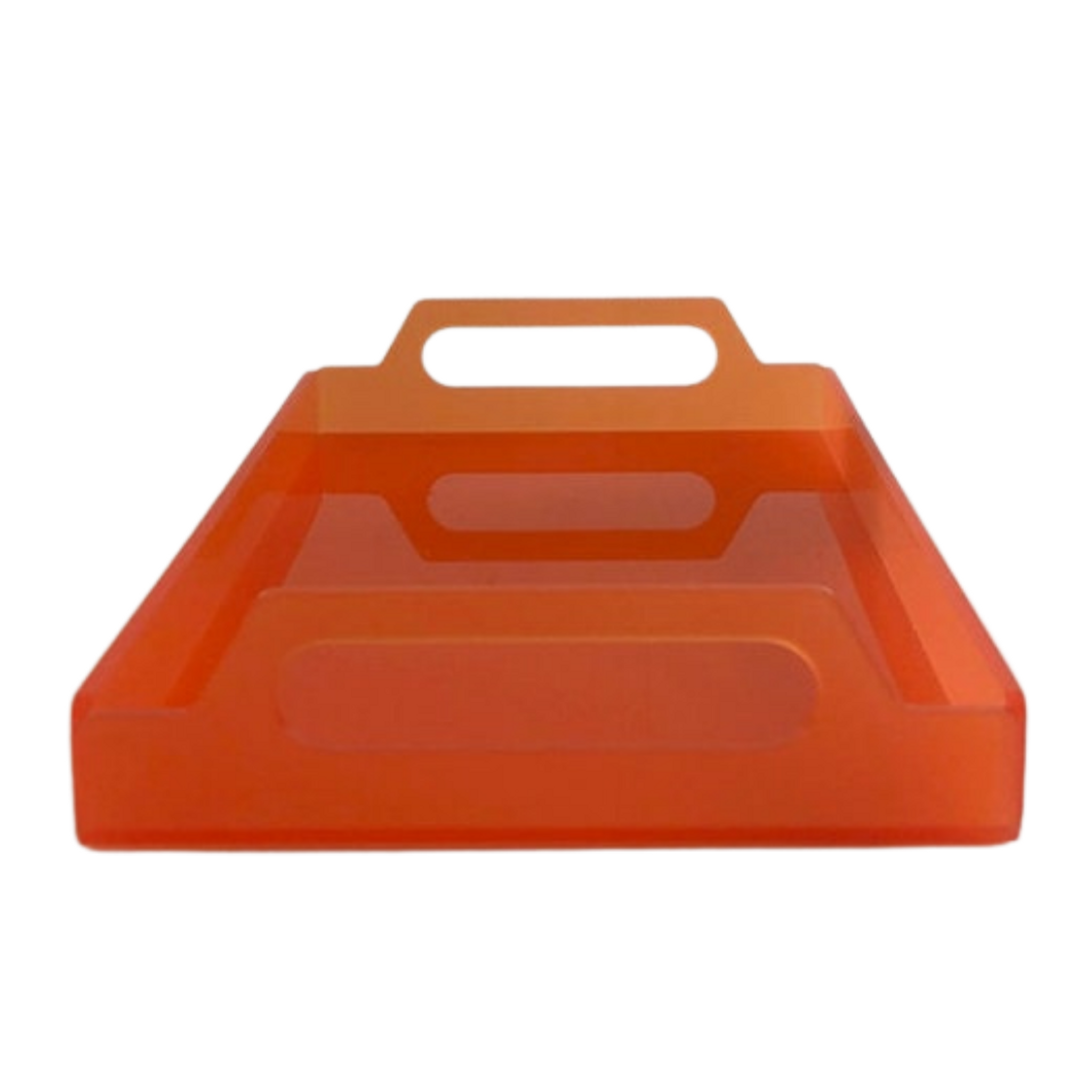 Neon Color Acrylic Tray with Handles, Colors Options