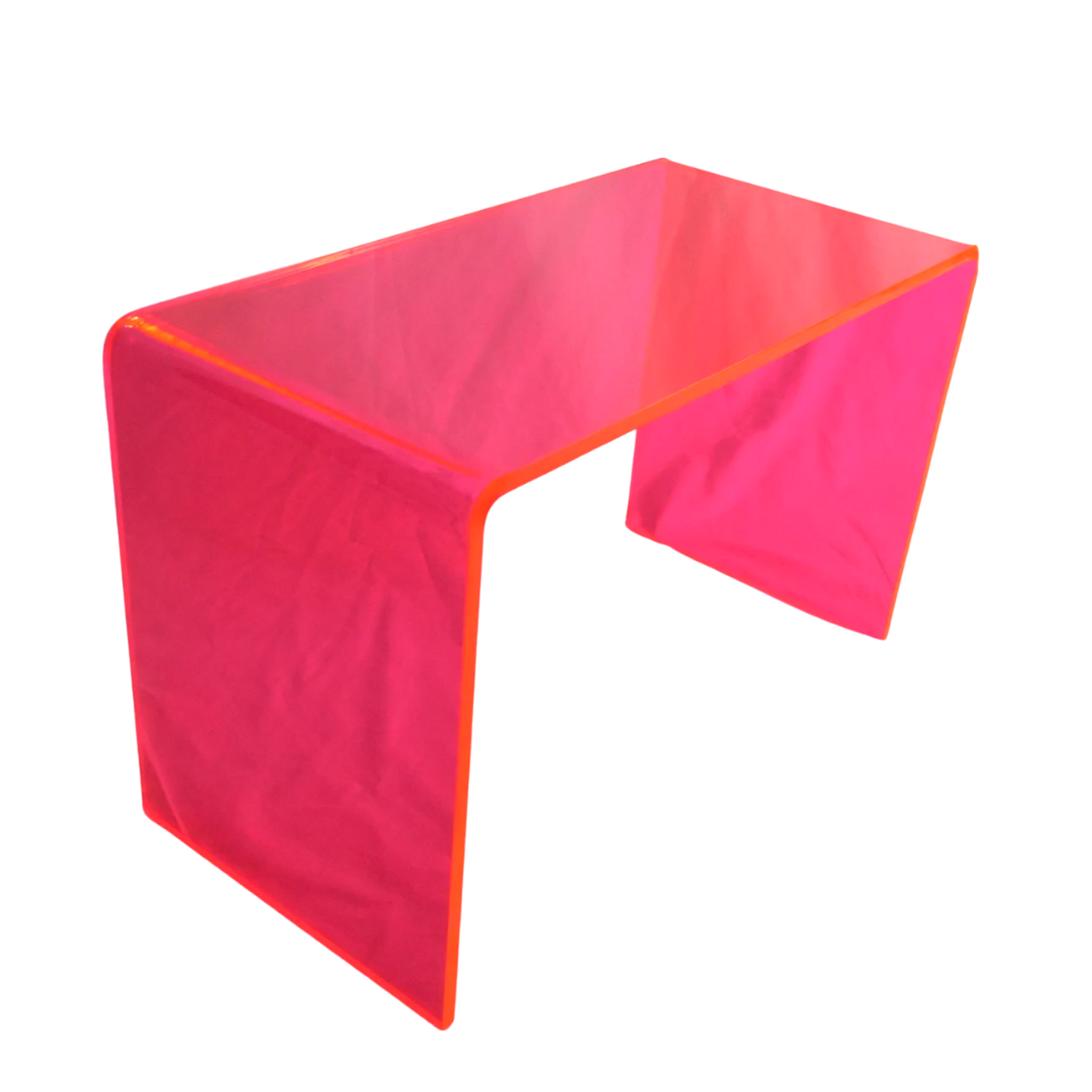 Neon Color Lucite Waterfall Table