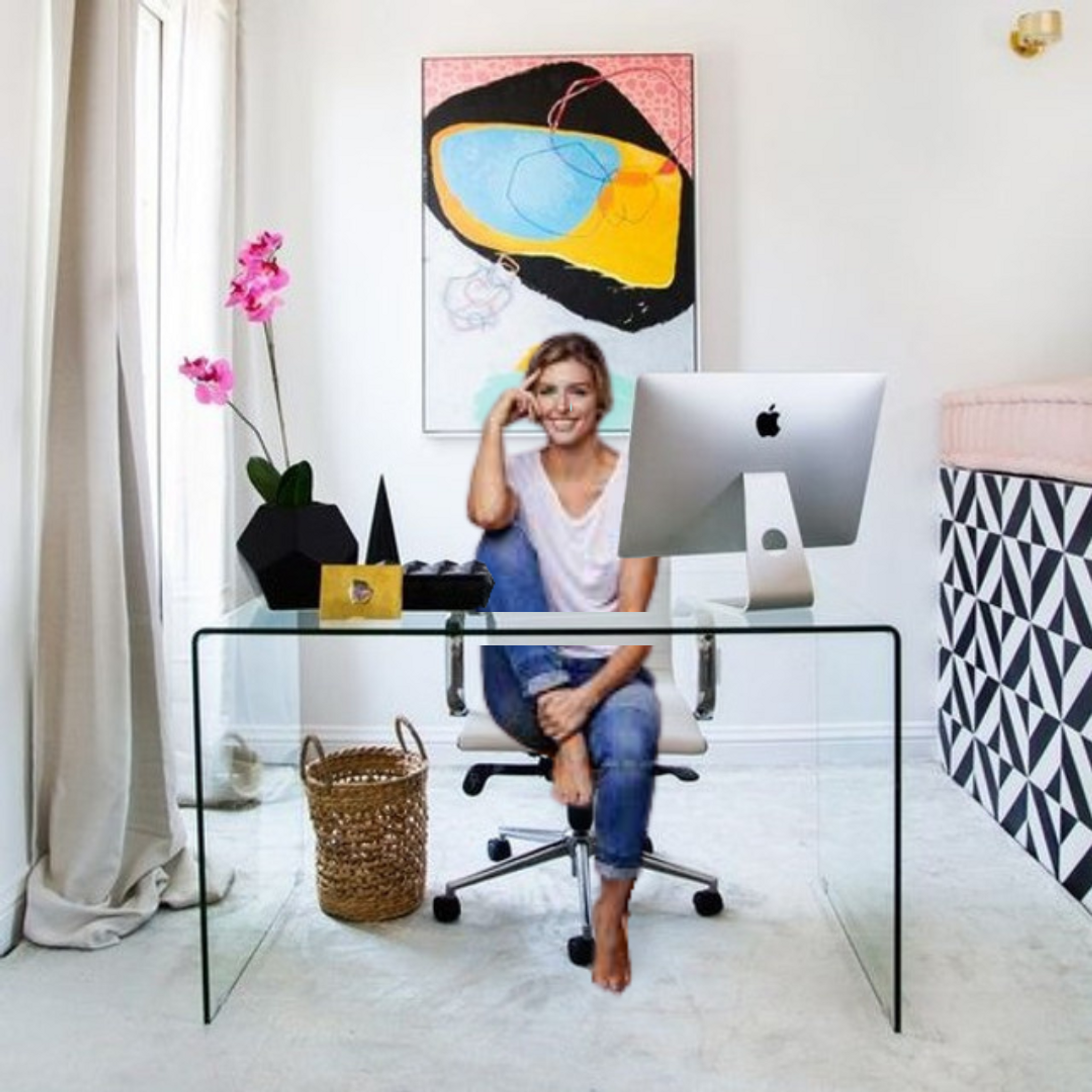 25 Gorgeous Glass Desks For Your Chic Home Office - Shelterness