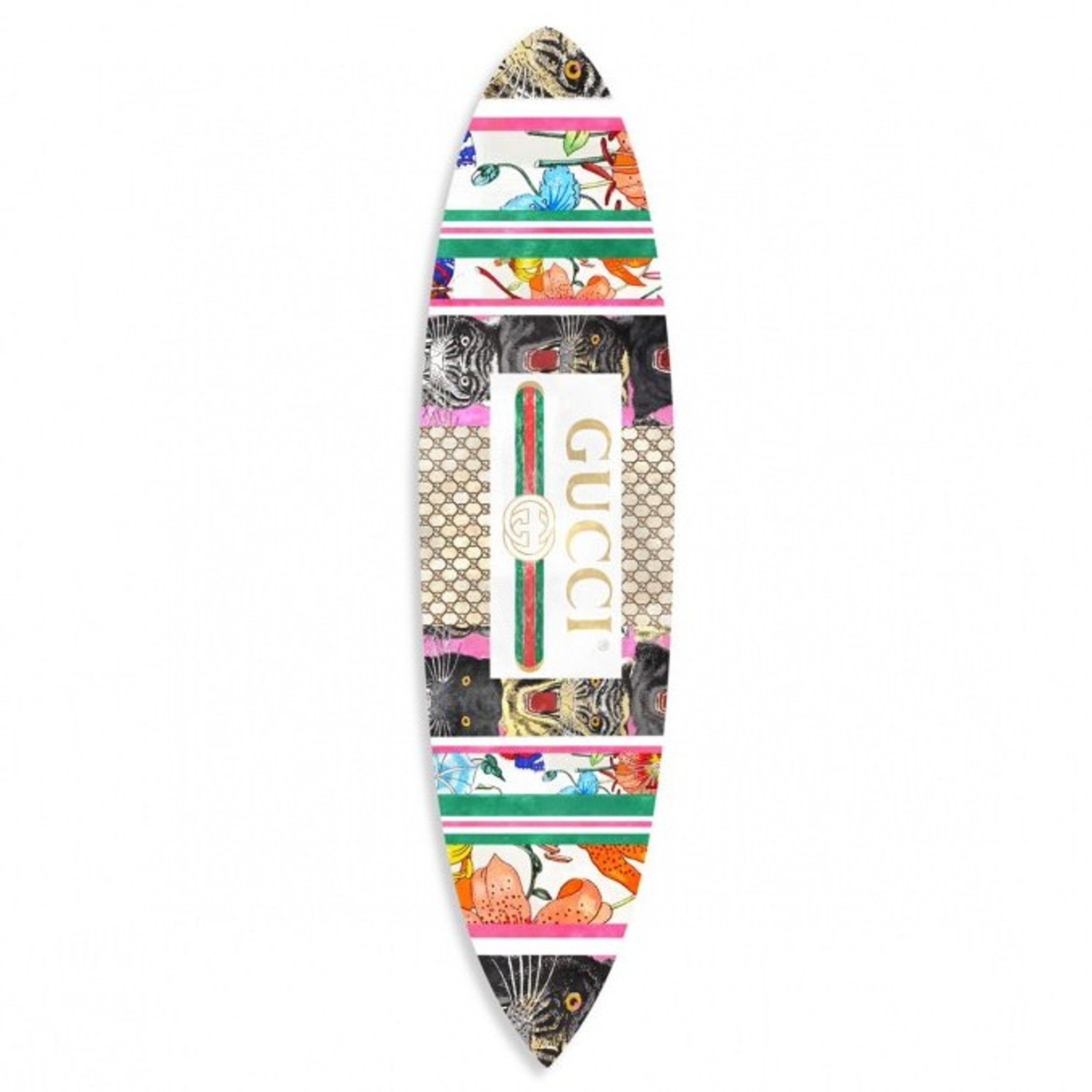 Frenchie Graffiti Surfboard