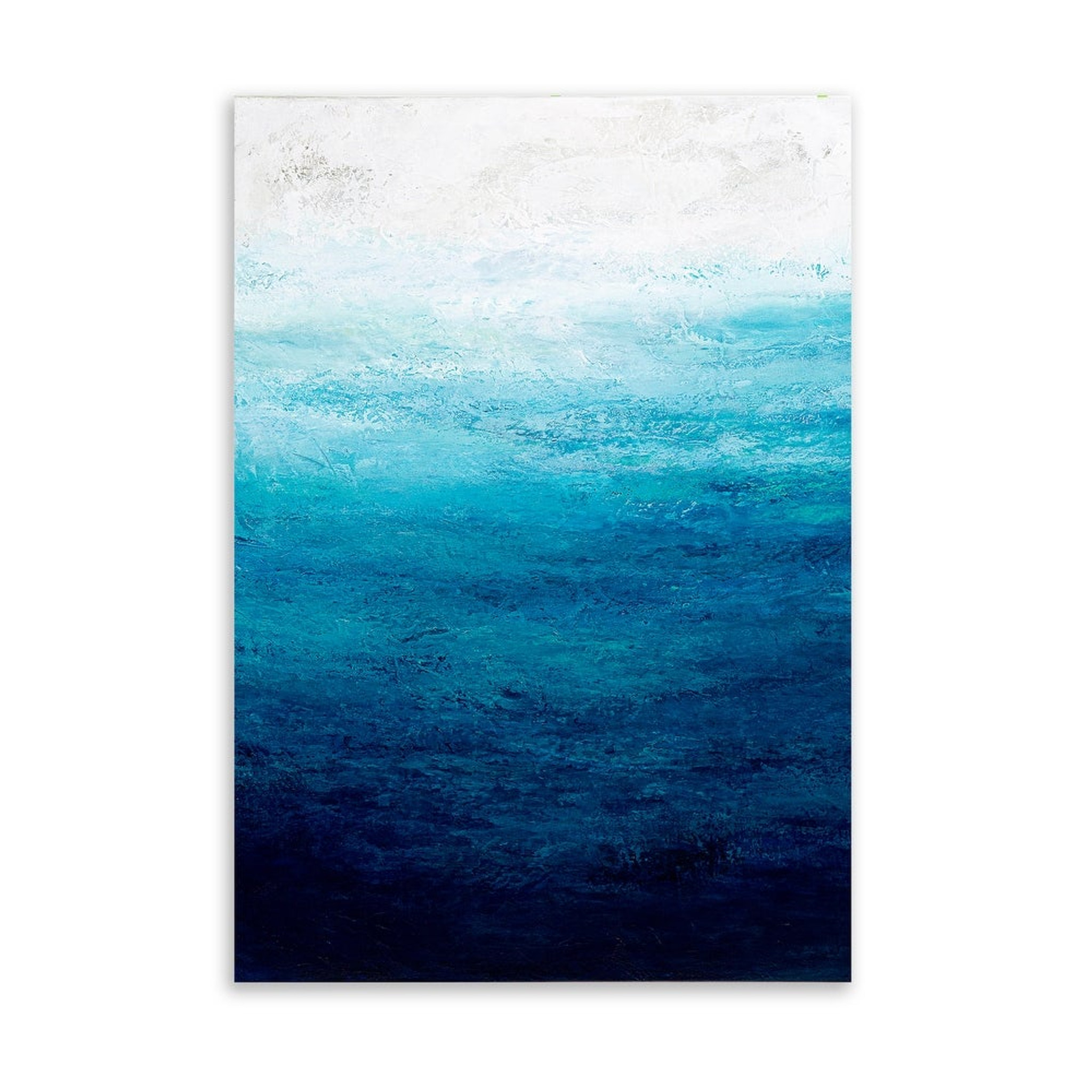 Deep Blue Water on Acrylic Wall Art (horizon art