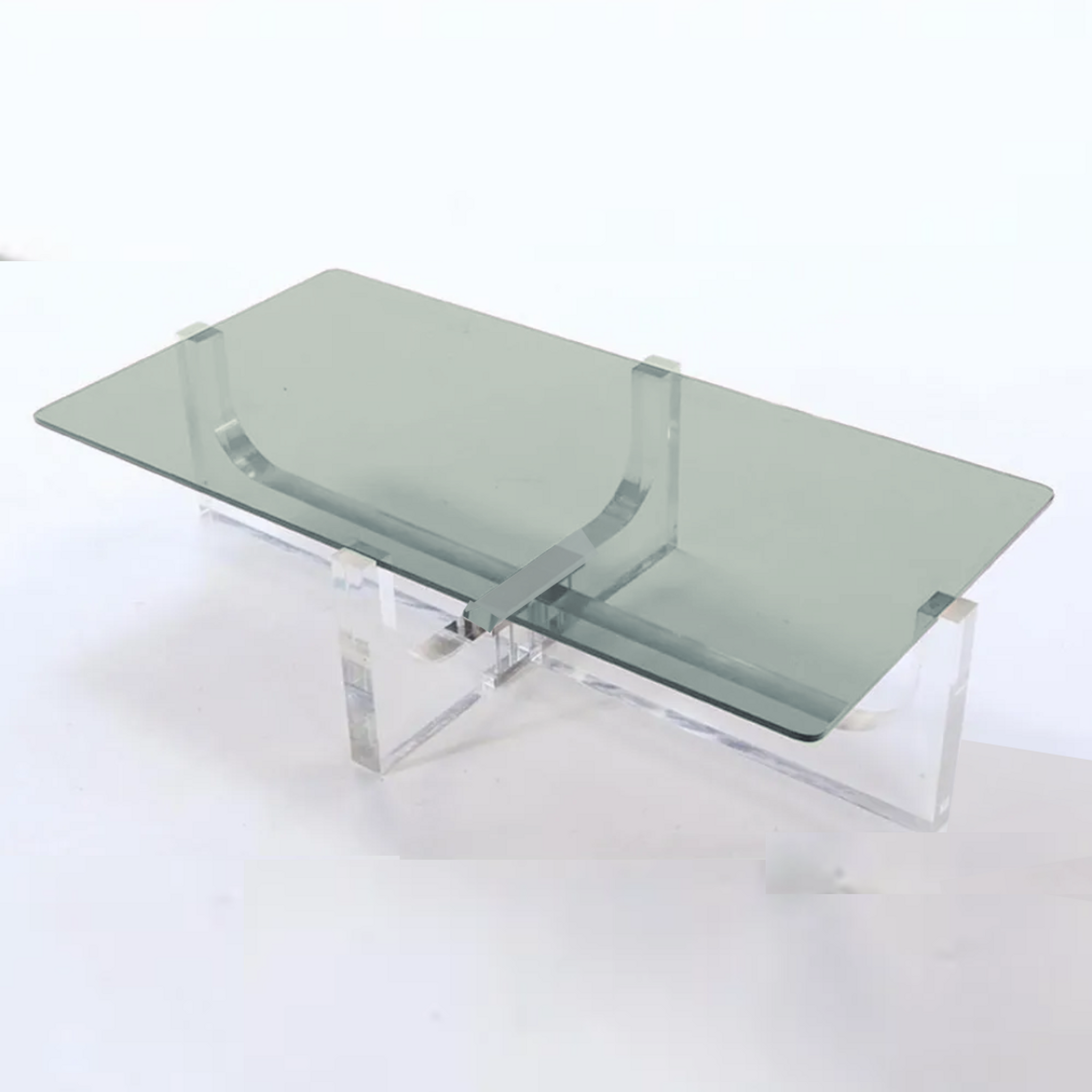 Cross Base Low Coffee Table