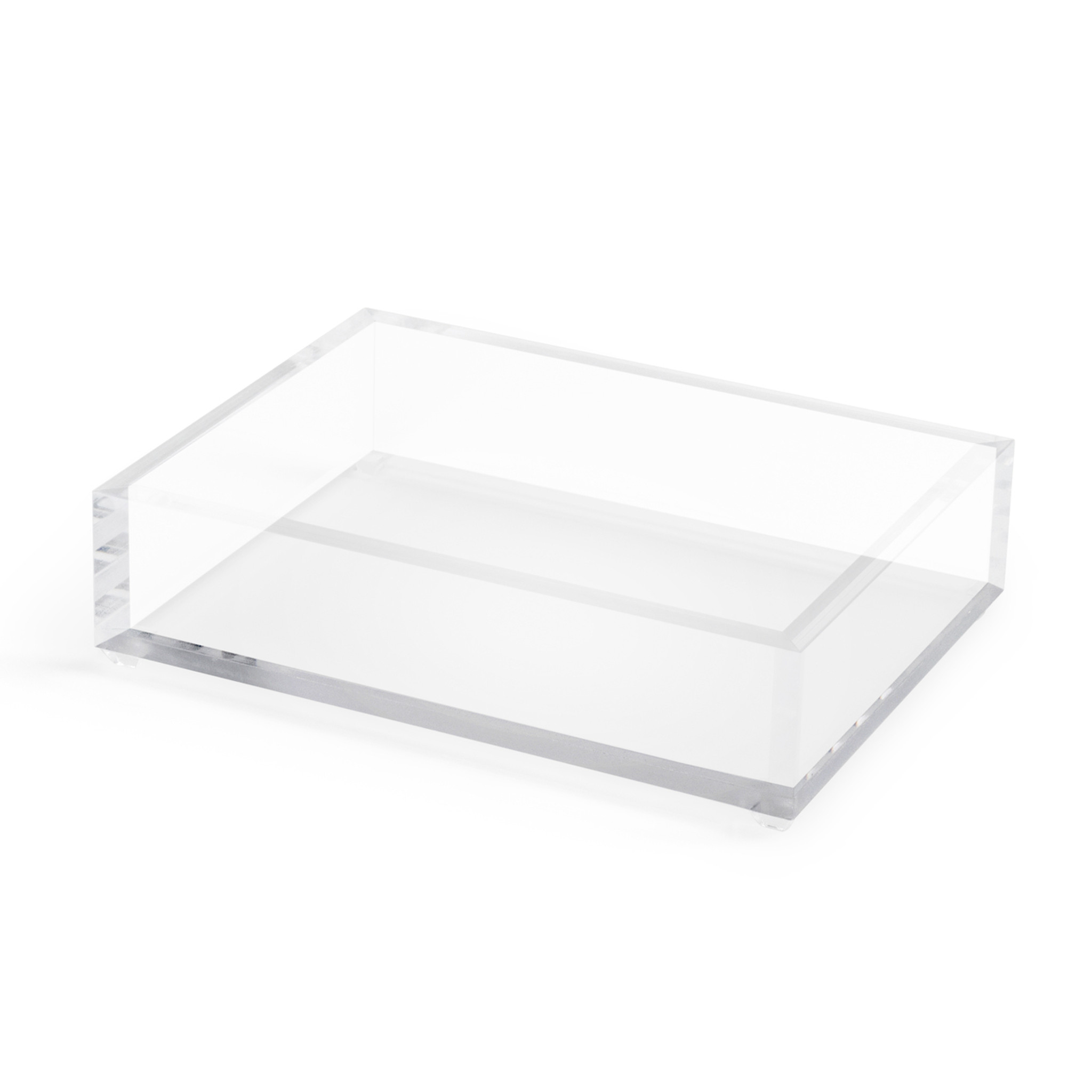 Neon Color Acrylic Tray with Handles, Colors Options