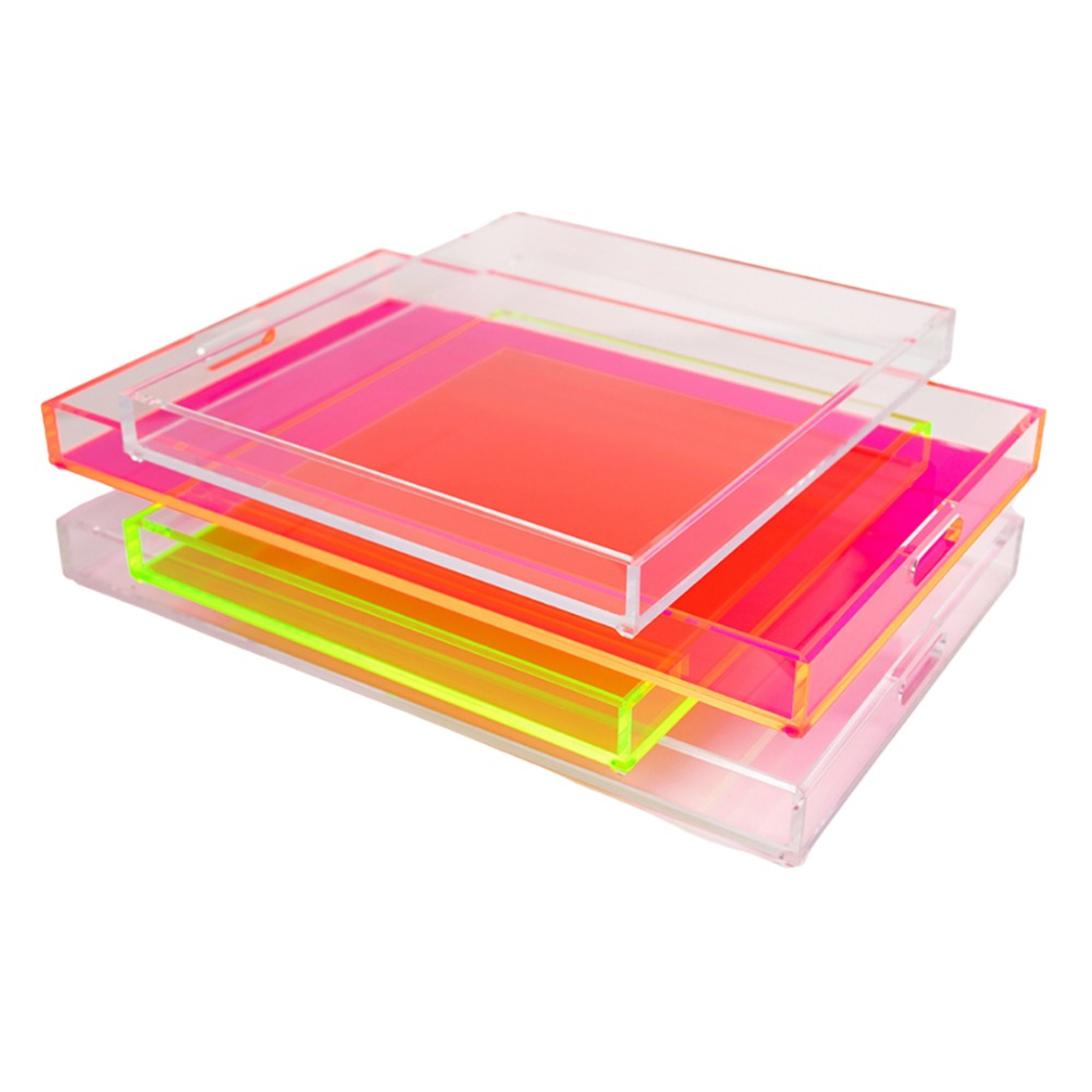 Neon Color Bottom Trays,  Options