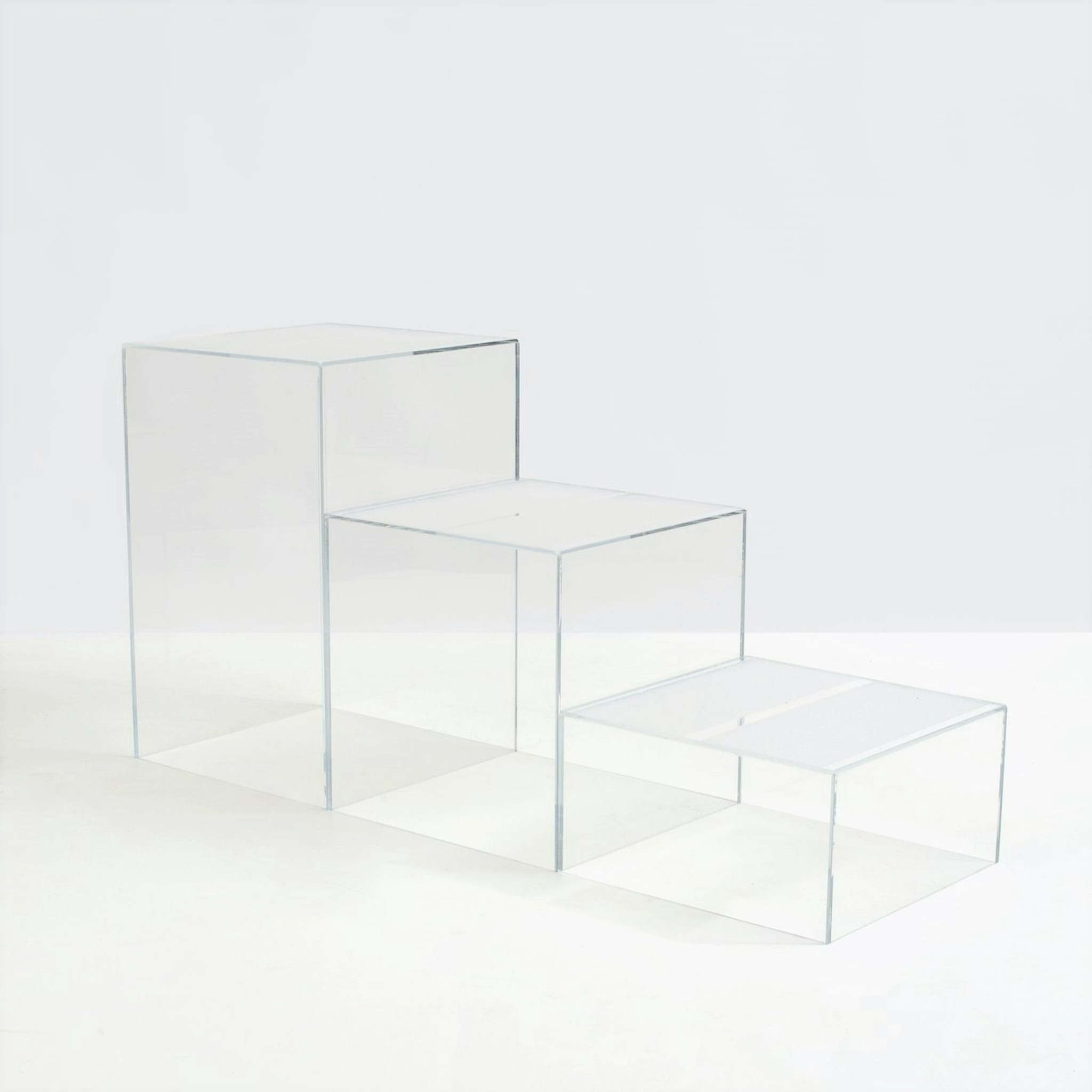 Clear Acrylic Pet Stepping Cube Set, by Hiddin