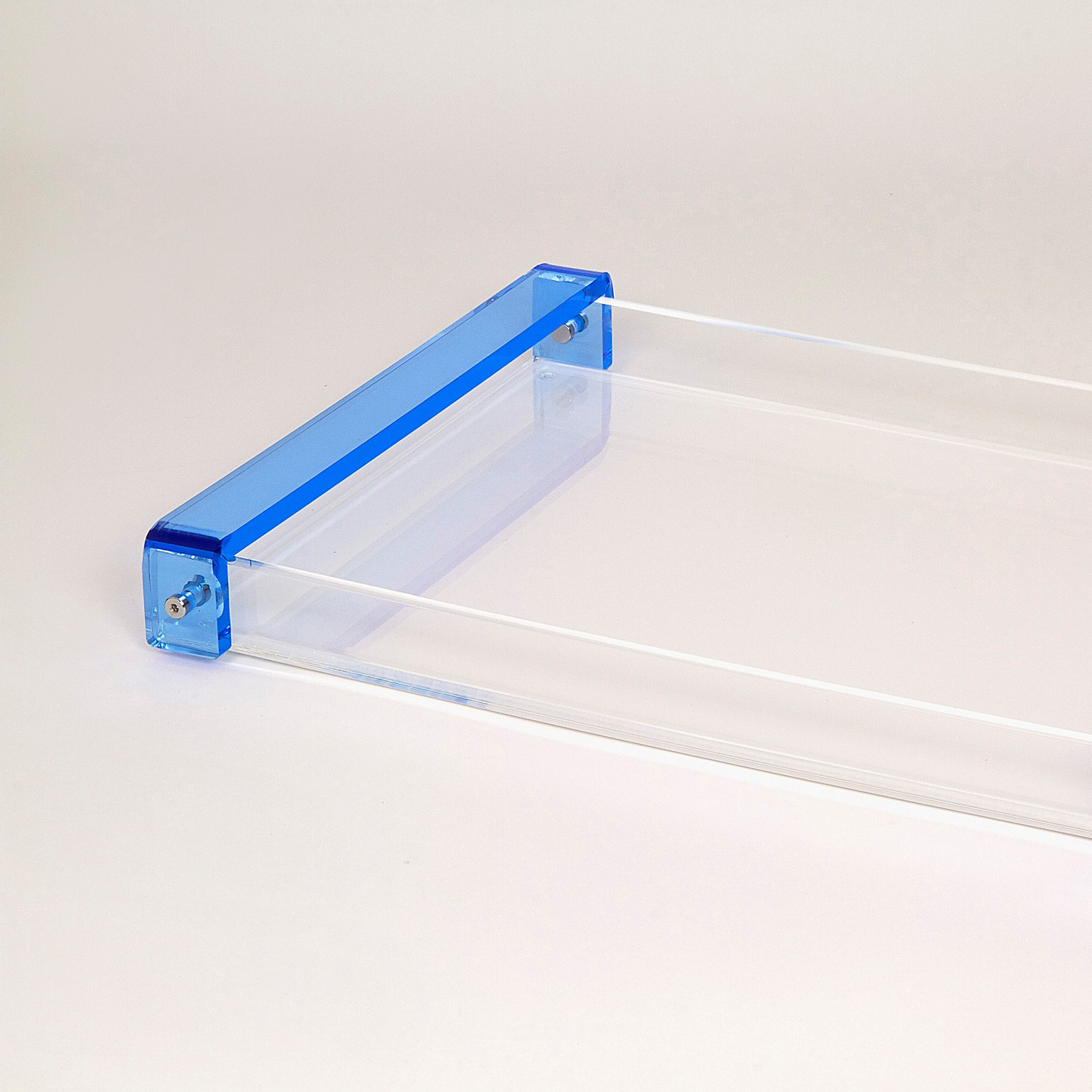 Large Acrylic Tray with Color Handles